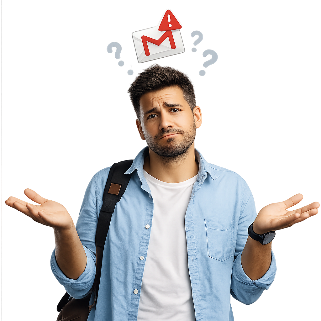 Persona con correo Gmail